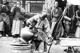 民国北京大碗茶旧影：剪不断的情愫与最廉价的饮料图片