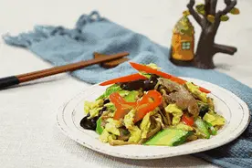 经典家常小炒木须肉，色香味俱全，从小吃到大都不腻图片