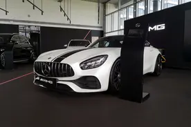 奔驰 AMG GT C 哑光珠玉白/灰内图片