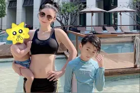 lucas13岁啦！张柏芝零点晒与大儿子手牵手温馨照为其庆生图片