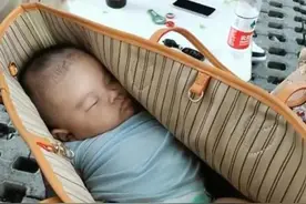“最可怜宝宝”火了！父母携子外出嫌碍事，把娃装进手提包防丢图片