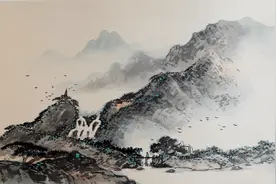 大师诗画120|《灵隐朝圣图》画的是玉泉山景？还是潭柘胜境？图片