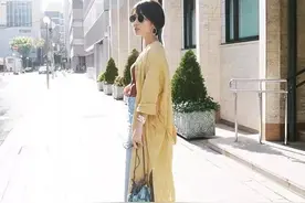 日本小个子孕妈早秋穿搭太气质！显高显瘦有品味，当妈妈也时尚图片