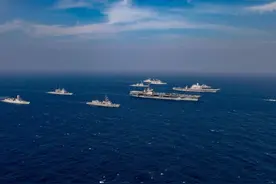 剑指中国？四方安全对话结束后，美法日澳印五国又进行联合军演图片