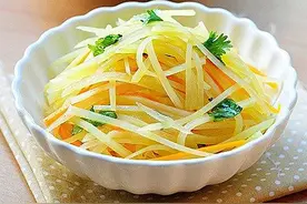 你做的土豆丝为什么比不上饭店的土豆丝，原因在这里图片
