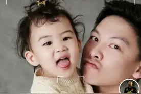 奥运冠军陈玘罕晒女儿！呆萌大眼颜值高，小11岁娇妻却被疑小三图片