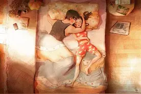 夫妻二人感情好坏，从两人共枕就可以知道图片