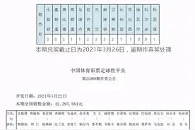 皇马杯赛爆7倍冷平！21009期足彩头奖开18注105万图片