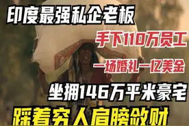 印度最强私企老板，坐拥146万平米豪宅，一场婚礼近一亿美金图片
