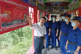 井陉消防为红色基地筑牢安全屏障图片