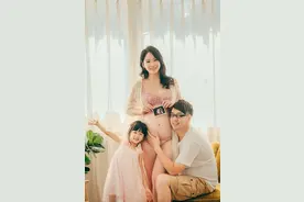 恭喜！33岁台湾美女主播连珮贝下月生第二胎，孕期曾见血被吓哭图片