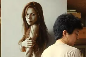 这据说是日本最性感、最逼真的人体油画，没有之一图片