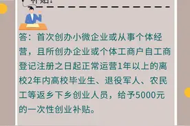 【人社政策每日一答·11月14日】符合什么条件可以申领一次性创业补贴？图片
