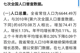 湖南第七次人口普查，户籍人口7300万，常住人口6600万图片