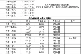 邯郸汽车客运总站、中心站复运班线线路全在这图片