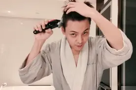 陈伟霆直播自己剃寸头，我的发型我做主，小米手机理发器来帮你图片