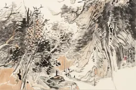 山水作品图集 肖大平 孙本见 何三宝作品欣赏图片