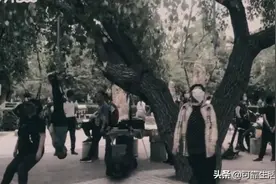 枯藤老树昏鸦，树上挂着大爷大妈，有时俩，有时仨图片