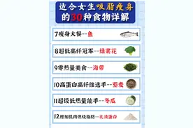 30种适合女人吸脂瘦身的食物，每天照着吃，不用运动也能瘦图片