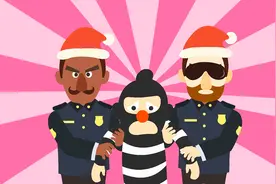 咕力儿歌：警车嘟嘟嘟 飞奔飞奔把坏蛋抓住（圣诞版）视频封面