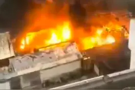 突发！福建一鞭炮仓库起火，现场爆炸声不断图片