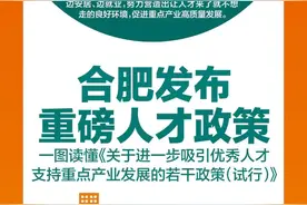 重磅！刚刚！合肥联合八城市集中发布人才新政图片