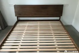 黑胡桃木双人床网购亲身实验图片