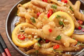 天气太热，做盘柠檬鸡爪，酸辣开胃，越吃越上瘾，分享详细做法图片