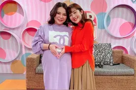 当妈不易！36岁台湾女星小甜甜，因怀孕两个外景主持工作被换人图片