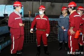 张延伟到七五煤业公司调研指导工作图片