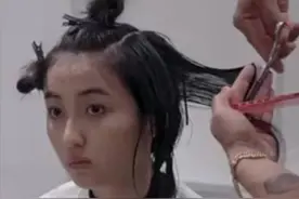 张子枫新片剪掉长发，坦言与本人反差大，肖央赞其是天生的演员图片