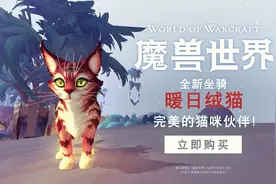 魔兽正式服：全新坐骑“暖日绒猫”现已上架图片