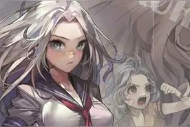 《弹丸论破》大神樱，全面屏壁纸，这才是猛男该喜欢的女孩子图片
