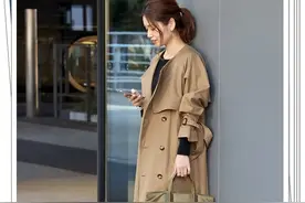 把传统的衣服穿出现代感！卡其色风衣的20种春季时尚搭配推荐图片