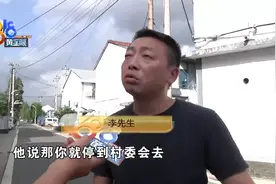 村道旁停车导致挨打？村委会翻出记录图片