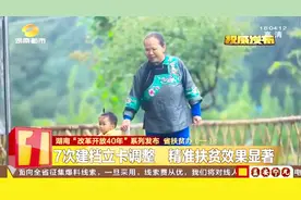 湖南改革开放40年：7次建档立卡调整，精准扶贫效果显著！视频封面