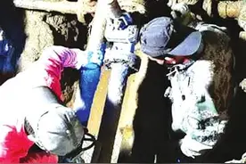 连夜施工 新管道碰接完毕图片
