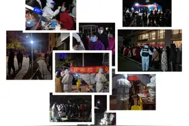 【疫情防控】气温骤降，他们一夜未眠！银川连夜开展核酸检测！图片