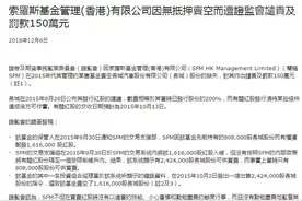 索罗斯折兵香港 因裸卖空遭证监会罚款150万 这是5年内第二次违规图片