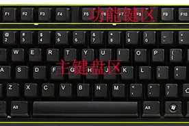 教你认识电脑键盘上的按键基础篇，轻松认识键盘图片