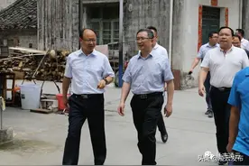 自治区住建厅到凌云调研“泗水缤纷”田园综合体图片