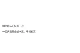 一骑红尘妃子笑的古风文案图片