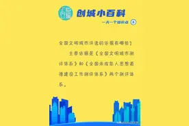 创城小百科丨 全国文明城市评选的依据有哪些？图片