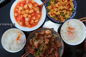 夫妻二人的午餐，在朋友圈火了，7天不重样，网友：饿了，求蹭饭图片