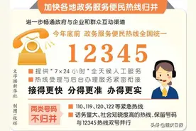 共用一个服务号码：12345  提供“7×24小时”人工服务图片