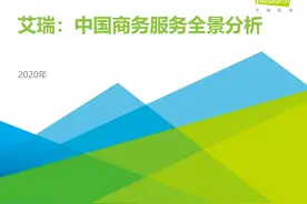 艾瑞：中国商务服务全景分析图片
