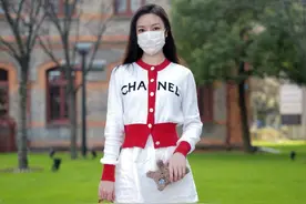 戴口罩的小姐姐美美哒图片