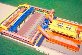 动画展示一条高速公路的修建过程，这自动化程度也太牛了吧视频封面