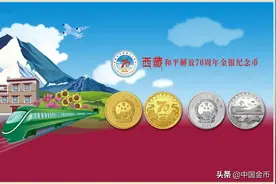 西藏和平解放70周年金银纪念币8克圆形金质纪念币赏析图片