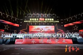 成都市青白江区庆祝中国共产党成立100周年文艺演出盛大举行图片